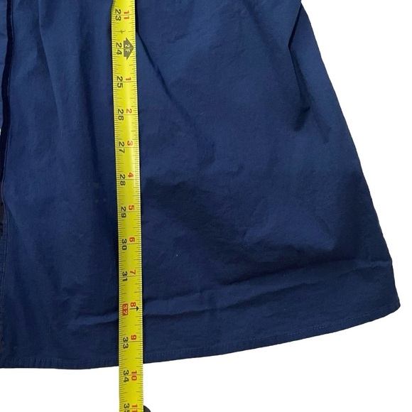Tuckernuck Royal Shirt Dress Small Blue Cotton Poplin Button-Up Midi - Picture 7 of 7